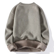 Men’s Plush and Thick Sweater Loose and Casual Korean Version