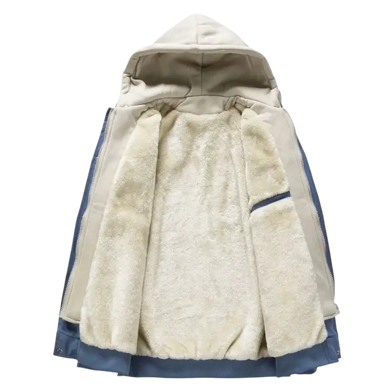 2023 Men's Plush Jacket Inner Fleece Warm Hoodie Baseball Jacket Men Oversize Vintage Winter Streetwear Embroidery Fashion Y2k - laurichshop