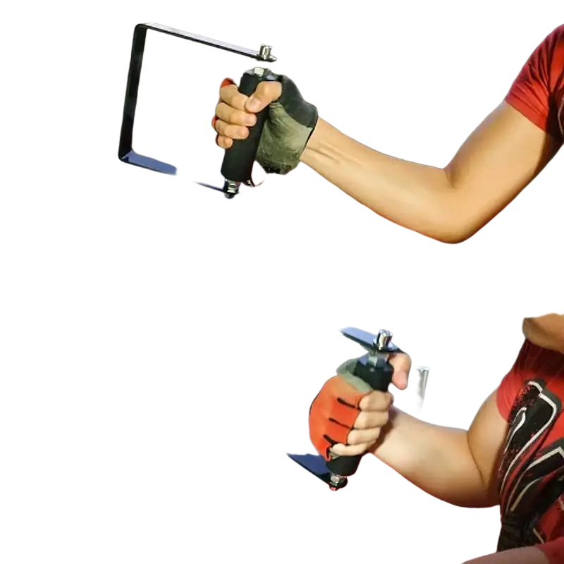 Fitness Arm Wrestling Workout Deadlift D Shape Hand Grip Equipment
