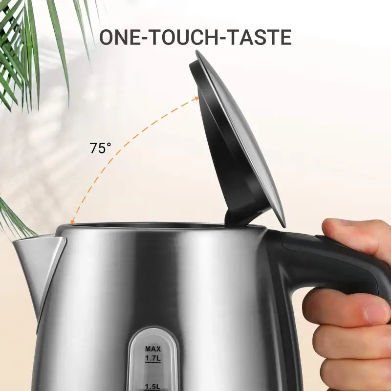 Midea Stainless Steel Kettle with Temperature Setting And Vast Volume