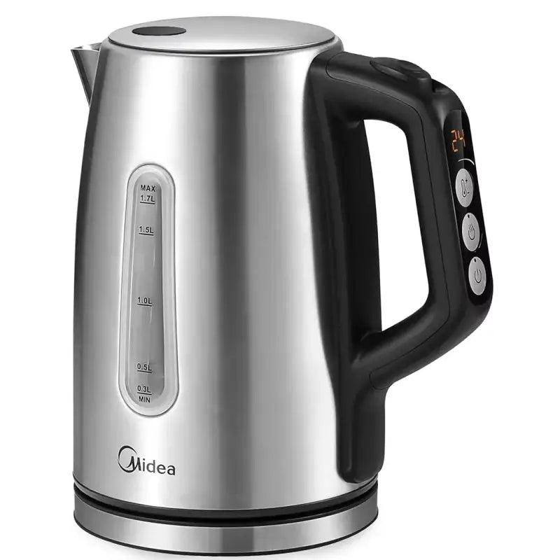 Midea Stainless Steel Kettle with Temperature Setting And Vast Volume