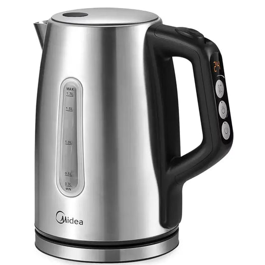 Midea Stainless Steel Kettle with Temperature Setting And Vast Volume