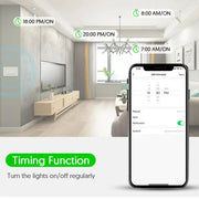 Milfra Smart Wifi Switch Neutral Wire Optional Intelligent Wall Button