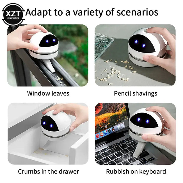 Mini Desktop Vacuum Handheld Wireless Cleaner