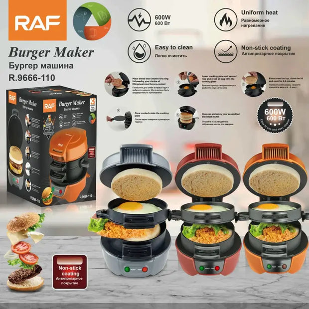 Mini Electric Burger Sandwich Maker Machine 220V & 110V