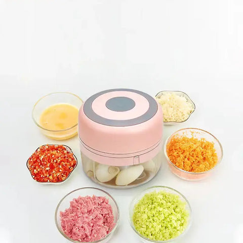 Mini Electric Garlic Grinder Chili Vegetable Chopper 100/250 ML