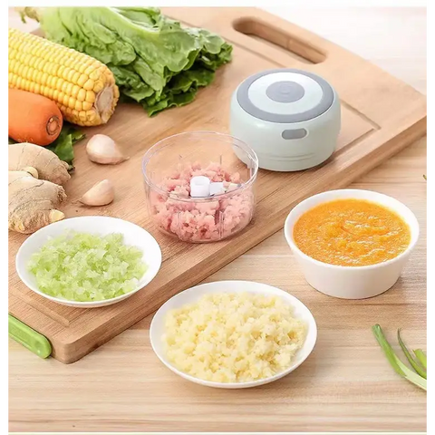 Mini Electric Garlic Grinder Chili Vegetable Chopper 100/250 ML