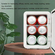 Mini Portable Drinks Fridge Small with Cooling and Heating Function