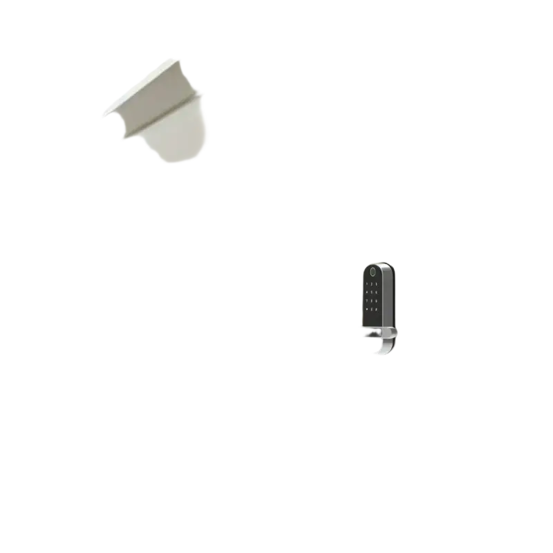 Smart Fingerprint Door Lock App Remote Control Keyless WIFI Digital Touchscreen