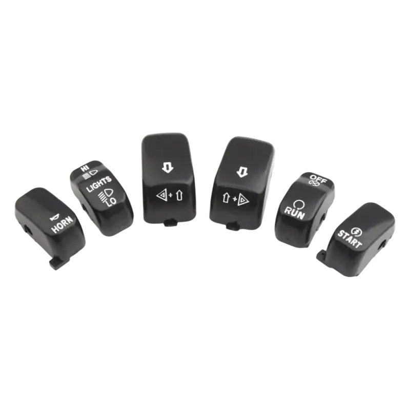 Motorcycle Handlebar Control Parts Switch Caps Button Cover For Harley Sportster XL 883 1200 Dyna Softail Fat Boy VRSC Models - laurichshop