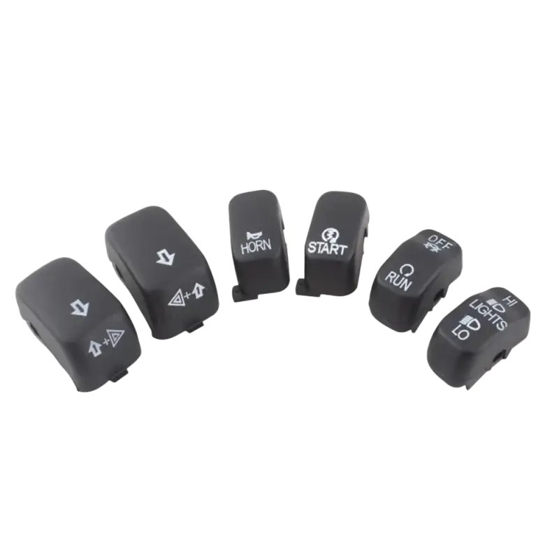 Motorcycle Handlebar Control Parts Switch Caps Button Cover For Harley Sportster XL 883 1200 Dyna Softail Fat Boy VRSC Models - laurichshop