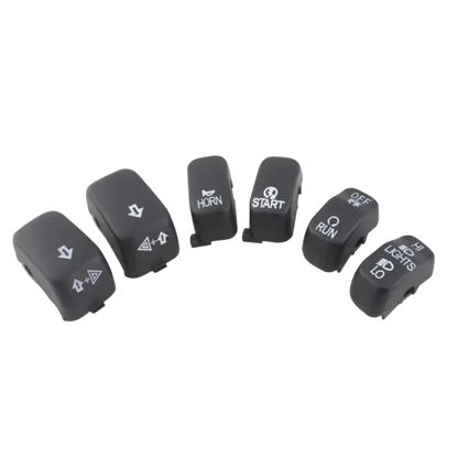 Motorcycle Handlebar Control Parts Switch Caps Button Cover For Harley Sportster XL 883 1200 Dyna Softail Fat Boy VRSC Models - laurichshop