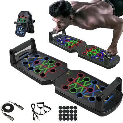 Multi-functional Push-up Bar Fordable Fitness Equipment For Chest Abdomen Arms/Back Training