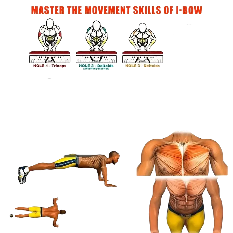 Multi-functional Push-up Bar Fordable Fitness Equipment For Chest Abdomen Arms/Back Training