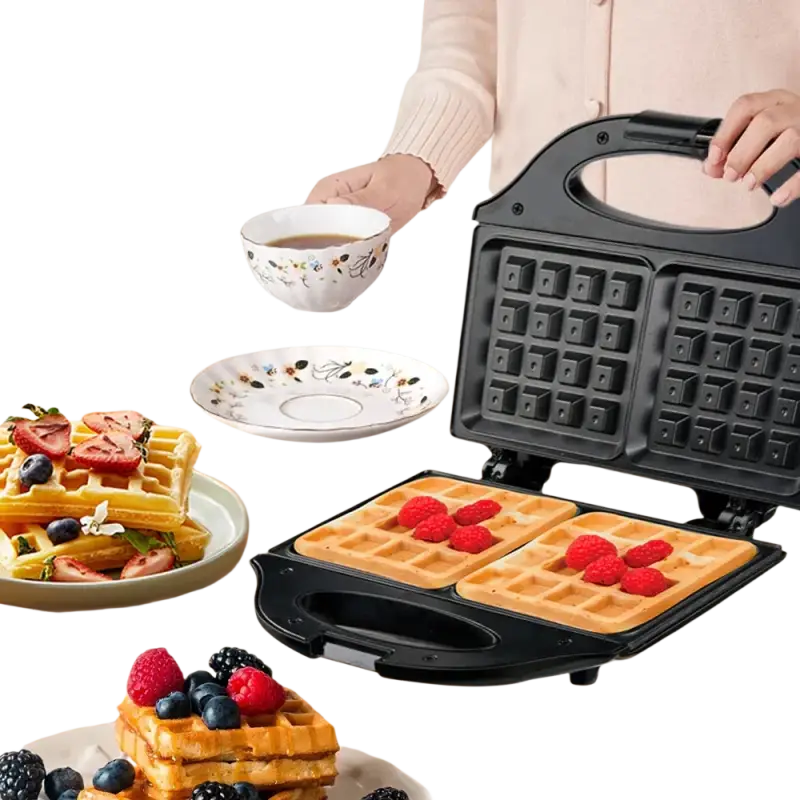 Professional Multifunctional Electric Waffle Maker Cooking Kitchen Appliances - R.207H