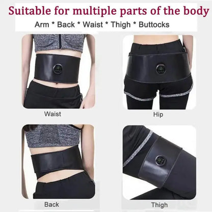 Muscle Stimulation Belt Electric ABS Stimulator Trainer EMS Abdominal Exerciser Toning Belts Fitness Training Gym Workout - laurichshop