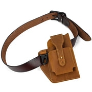 New Arrivals Genuine Leather Phone Waist Bag For Men