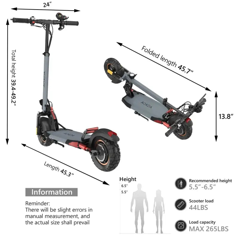 New City Mobility Electric Scooter 800 W One button folding Max speed 45 km/h laurichshop