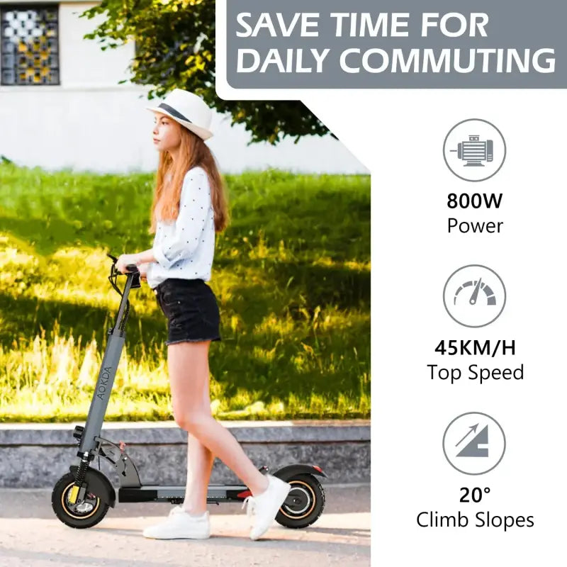 New City Mobility Electric Scooter 800 W One button folding Max speed 45 km/h laurichshop