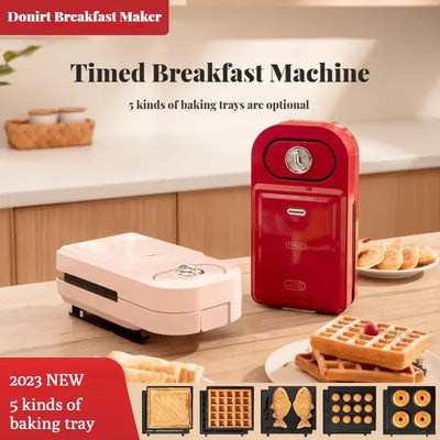 New Electric Sandwich Maker Multifunction Breakfast Machine 650W