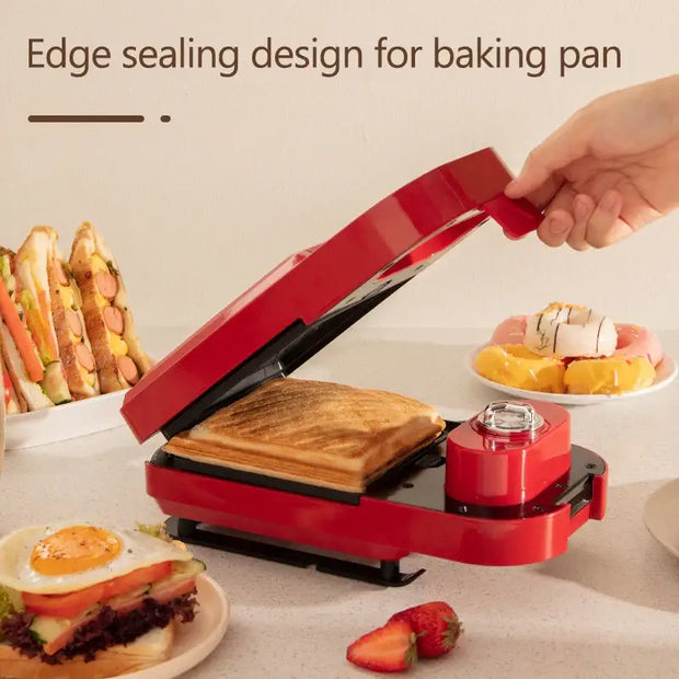 New Electric Sandwich Maker Multifunction Breakfast Machine 650W