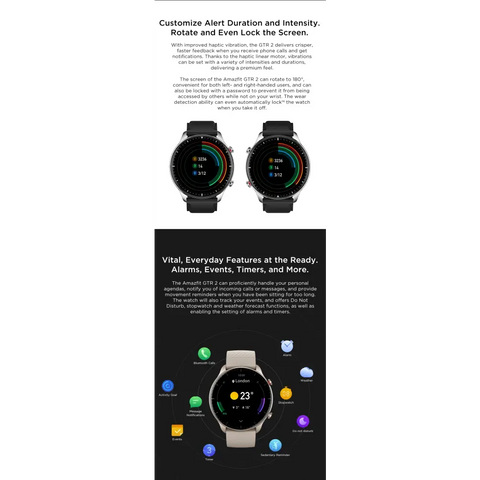 [New Version] Amazfit GTR 2 Smartwatch Alexa Built-in Ultra-long Battery Life