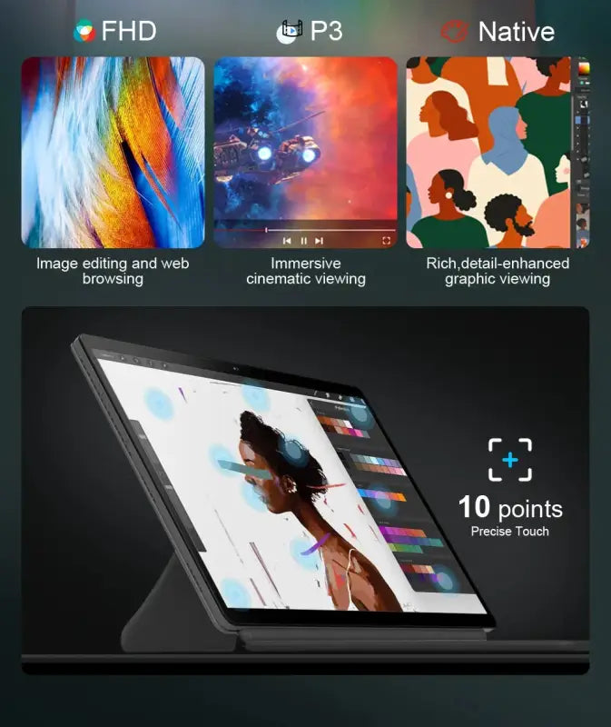 Ninkear T40 2 in 1 Backlight Laptop Touch Screen N100 14 Inch laurichshop