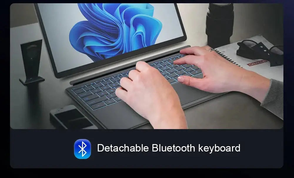 Ninkear T40 2 in 1 Backlight Laptop Touch Screen N100 14 Inch laurichshop