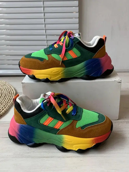 PU Upper Durable Women's Sneakers