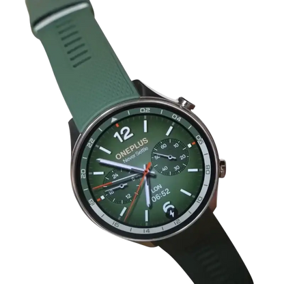 Waterproof OnePlus Snapdragon Smartwatch with AMOLED screen designed for sports and daily use
