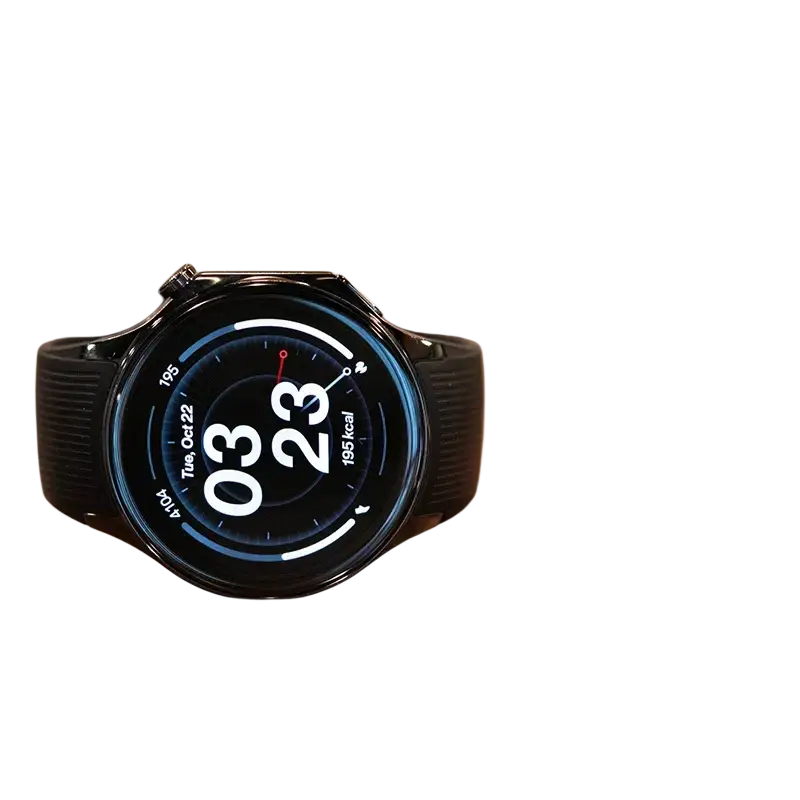 OnePlus Watch 3 black smartwatch with dual-frequency GPS and Snapdragon W5 processor