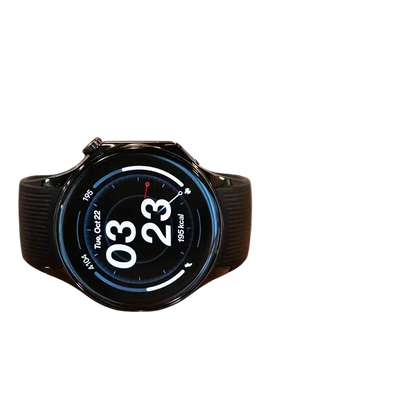 OnePlus Watch 3 black smartwatch with dual-frequency GPS and Snapdragon W5 processor