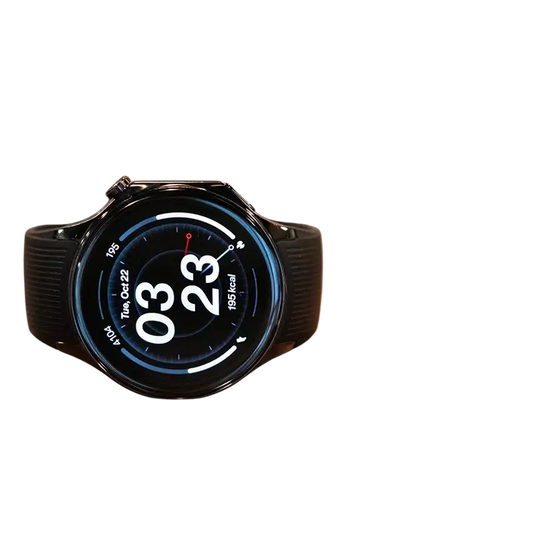 OnePlus Watch 3 black smartwatch with dual-frequency GPS and Snapdragon W5 processor