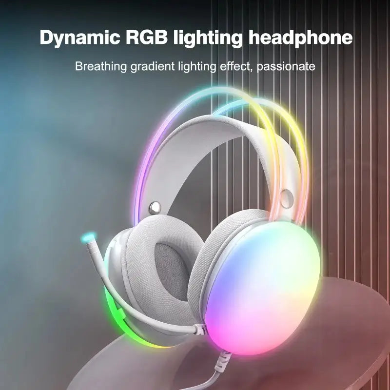 ONIKUMA 2023 New Headset Full RGB PC Gaming Headphones with RGB Lights FOR GAMMER KOL - laurichshop