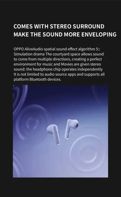 OPPO Original Enco Air3 TWS Wireless Earphone AI Noise Cancelling laurichshop