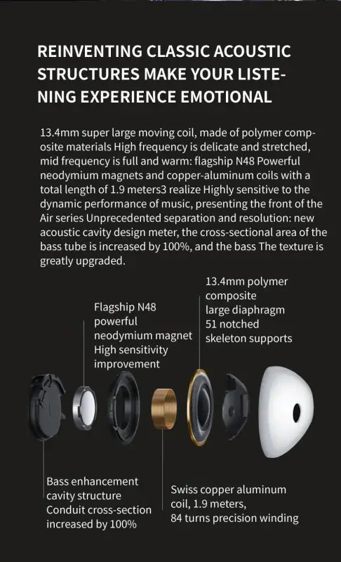 OPPO Original Enco Air3 TWS Wireless Earphone AI Noise Cancelling laurichshop