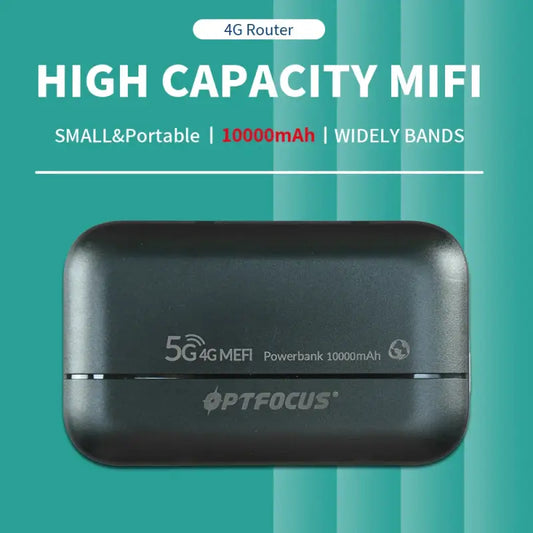 Optfocus 4G Lite Sim Card Portable Modem Wireless Router With Power bank