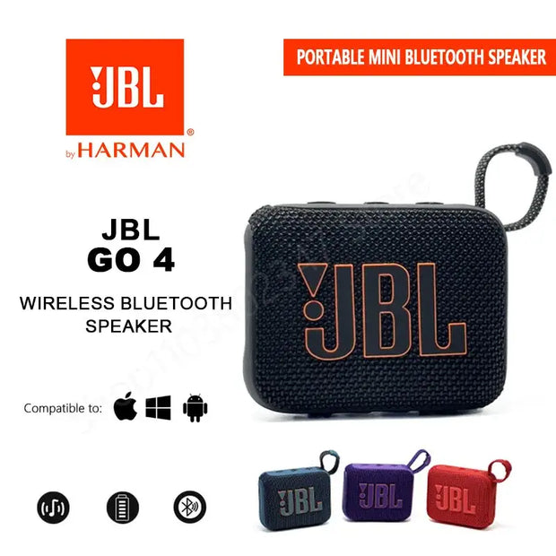 Original JBL GO 4 Wireless Bluetooth Speaker