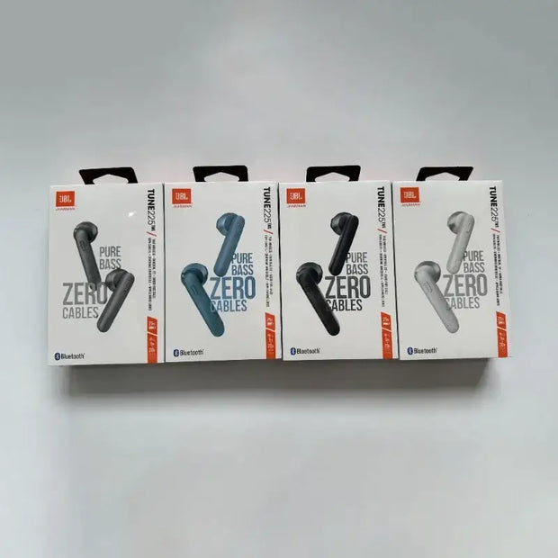 Original JBL T225 Stereo Earbuds Bass Sound Headphones with Mic