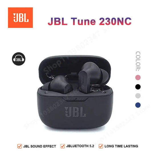 Original JBL Tune 230 NC TWS Wireless Bluetooth Headset Stereo Bass