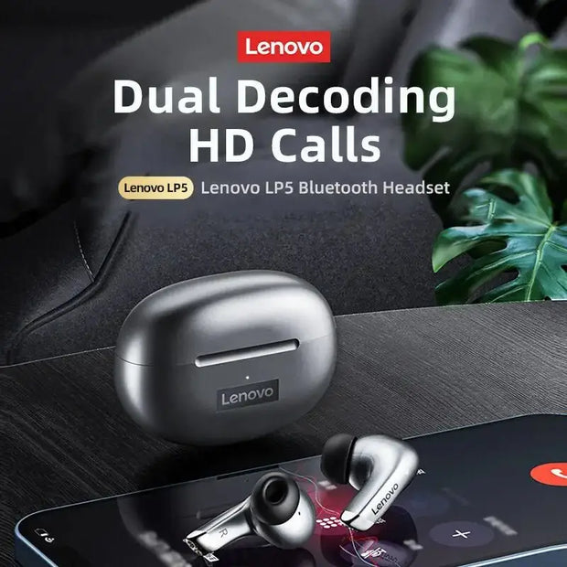 Original Lenovo LP5 Wireless Bluetooth Earbuds - laurichshop