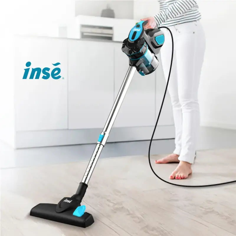 INSE Corded Vacuum Cleaner – 600W, 18KPa, Cyclone Filter, 6m Cord, 0.6L Dust Box | CE
