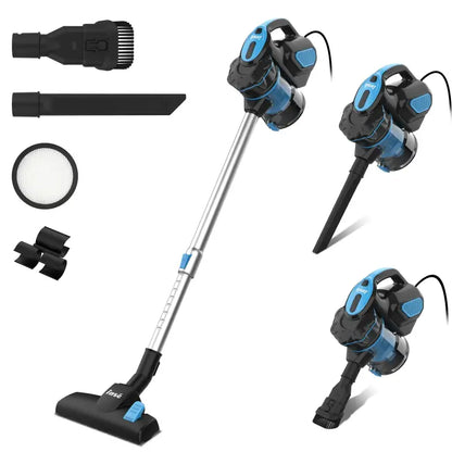 INSE Corded Vacuum Cleaner – 600W, 18KPa, Cyclone Filter, 6m Cord, 0.6L Dust Box | CE
