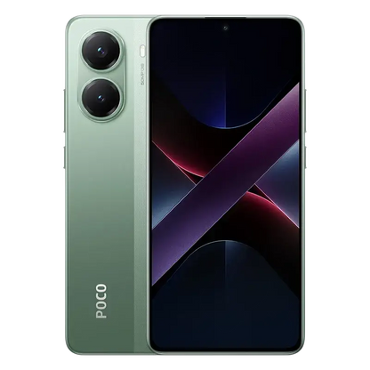 Green Xiaomi Poco X7 Pro with 50MP OIS rear camera
