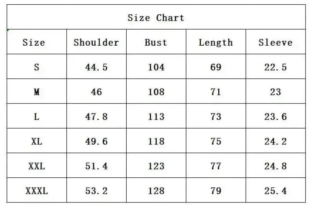 Yellow Polo Shirt size chart in cm and inches for casual wear