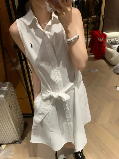 Polo Ralph Lauren Masal For women Classic Cotton Lapel sleep