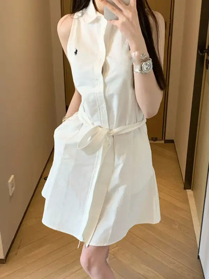 Polo Ralph Lauren Masal For women Classic Cotton Lapel sleep