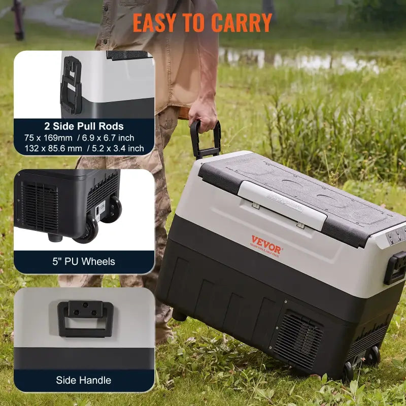 Vevor 20 L 22 L 35 L 45 L 55 L Mini Fridge Freezer Portable Compressor Cooler