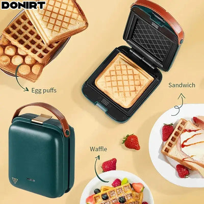 Portable Electric Sandwich Maker 3 In 1 Detachable Household Machine