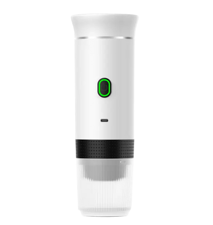 Wireless Electric Portable Espresso Coffee Machine for Car & Home - white